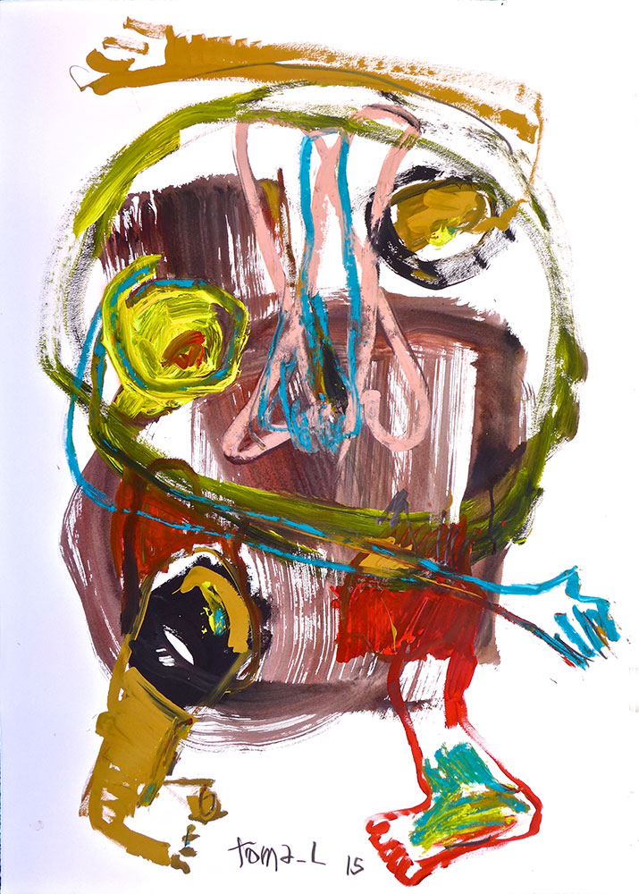 Simple Face & Color Technique mixte sur Papier.
105x75cm
Toma-L © 2015