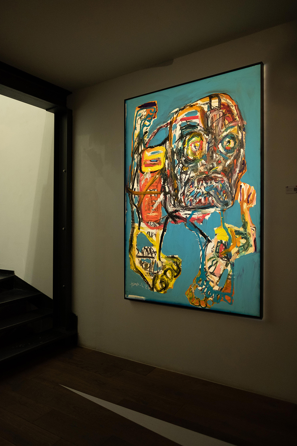 WBC | Exposition Toma-L à la Galerie W PARIS Blue Man Trash and Color
Technique mixte sur toile
180x120cm 
© Toma-L 2020